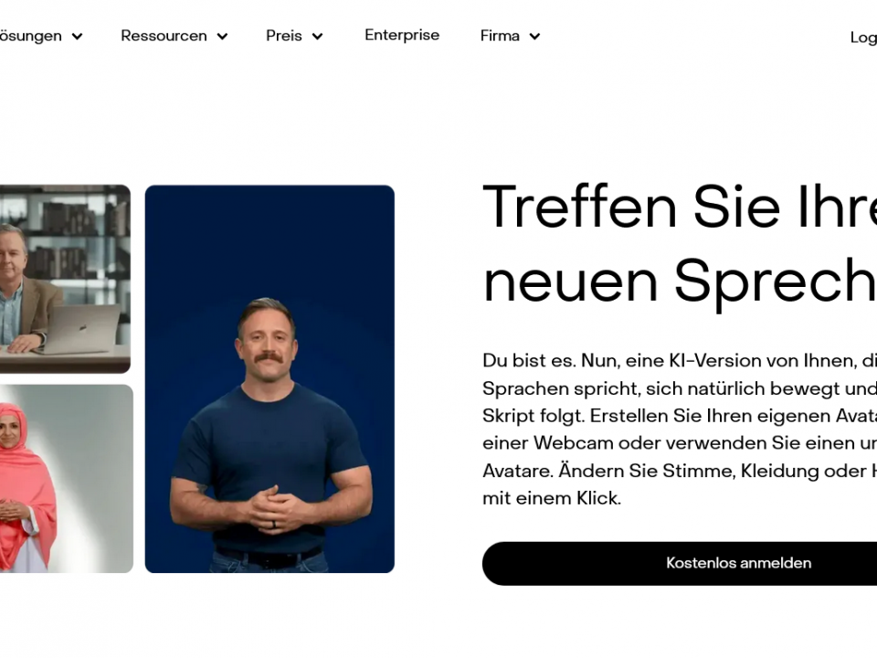 Heygen.com Seite nutzen, damit BGM Coaches in NRW mit KI arbeiten können