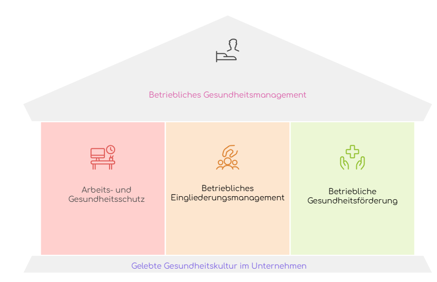 Arbeits- und Gesundheitsschutz, Betriebliches Eingliederungsmanagement, Betriebliche Gesundheitsförderung